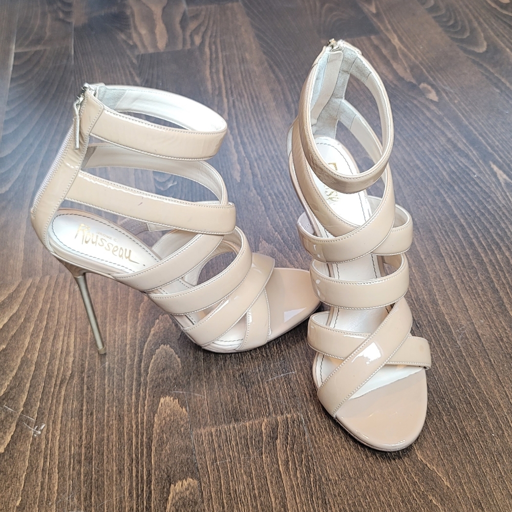 Nude Patent Leather